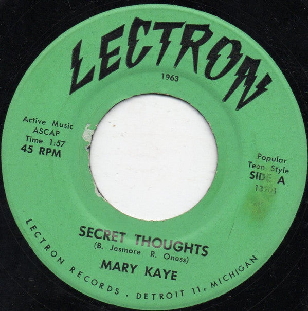 Mary Kaye : Secret Thoughts (7")
