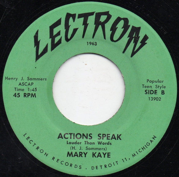 Mary Kaye : Secret Thoughts (7")