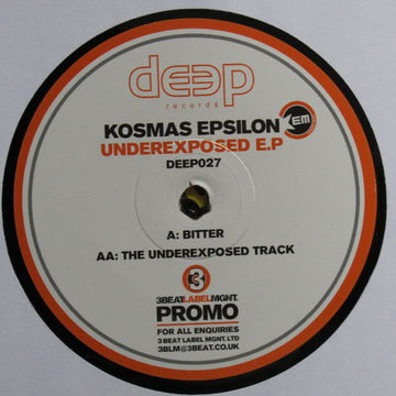 Kosmas Epsilon : Underexposed EP (12", EP, Promo)