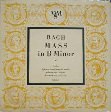 Johann Sebastian Bach, Münchener Lehrer-Gesangverein, Bayerisches Staatsorchester, Günther Ramin : Mass In B Minor (2xLP, Mono, Gat)