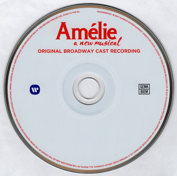 Dan Messe : Amélie: A New Musical (Original Broadway Cast Recording) (CD, Album)