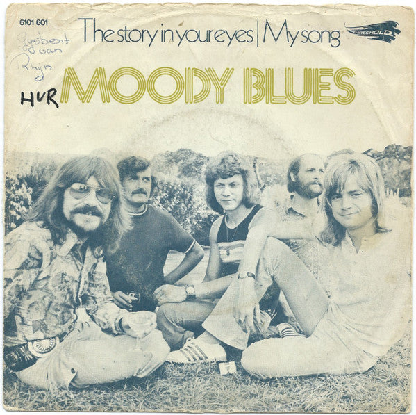 The Moody Blues : The Story In Your Eyes (7", Single, Mono, Lar)