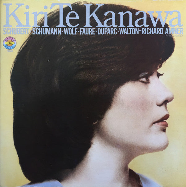 Schubert*, Schumann*, Wolf*, Duparc*, Fauré*, Sir William Walton - Richard Amner, Kiri Te Kanawa : Kiri Te Kanawa (LP, Gat)