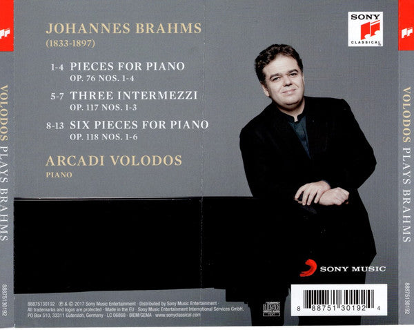 Arcadi Volodos / Johannes Brahms : Volodos Plays Brahms (CD, Album)