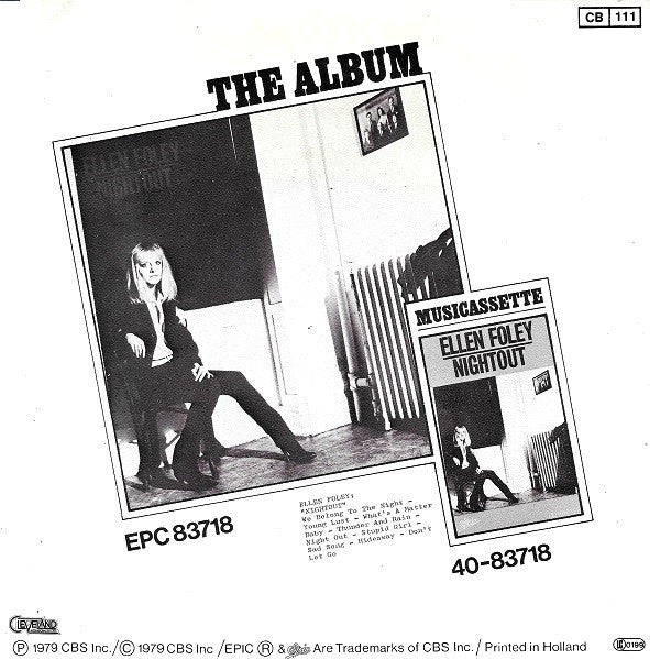 Ellen Foley : What's A Matter Baby (7")