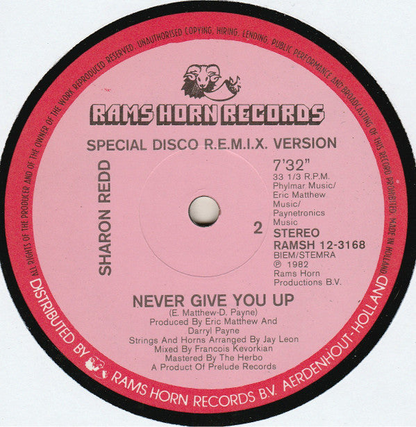 Sharon Redd : In The Name Of Love (Special Disco R.E.M.I.X. Version) (12", Single)