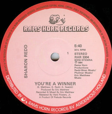 Sharon Redd : You're A Winner (12", Single)