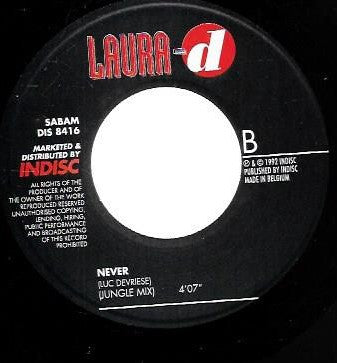 Laura D. : Never Knew Love Like This Before (7")