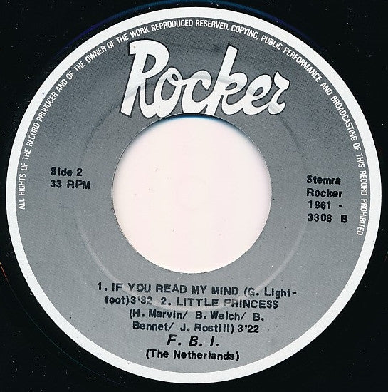 F.B.I. (12) : F.B.I. (7", EP)