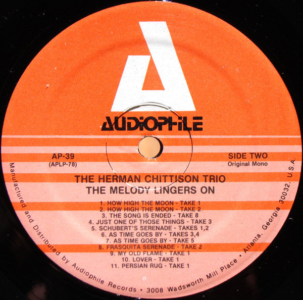 Herman Chittison : The Melody Lingers On (LP, Album, Mono)