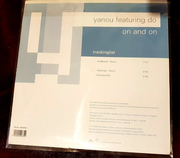 Yanou Featuring Do : On And On (12")