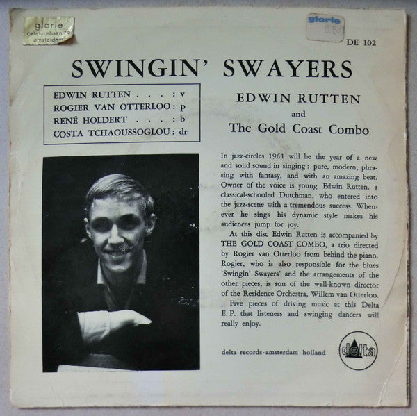 Edwin Rutten And The Gold Coast Combo : Swingin' Swayers (7", EP)