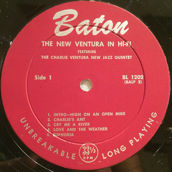 Charlie Ventura : The New Charlie Ventura In Hi-Fi (LP, Album)