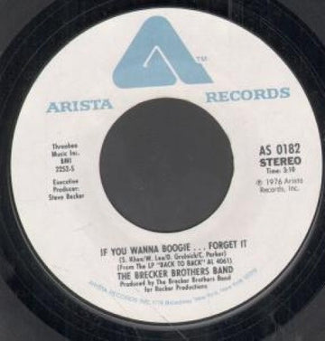 The Brecker Brothers : If You Wanna Boogie... Forget It / Slick Stuff (7")