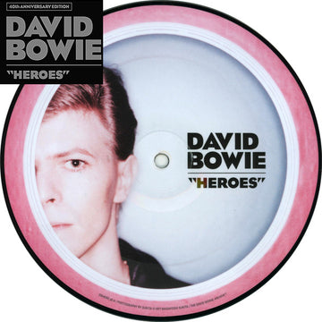 David Bowie : "Heroes" (7", Single, Mono, Ltd, Pic, RM)