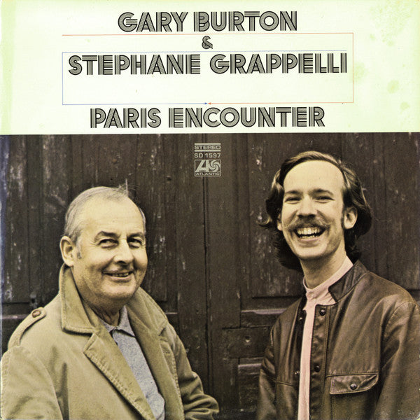 Gary Burton & Stéphane Grappelli : Paris Encounter (LP, Album, Pre)