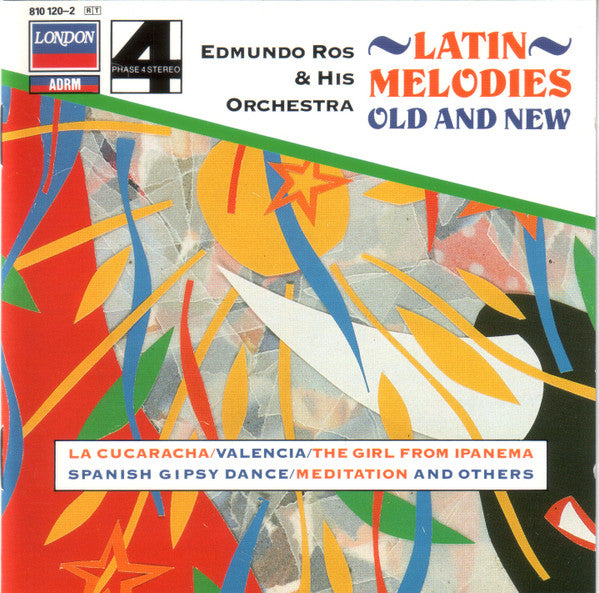 Edmundo Ros & His Orchestra : Latin Melodies Old And New (CD, Album, RE)