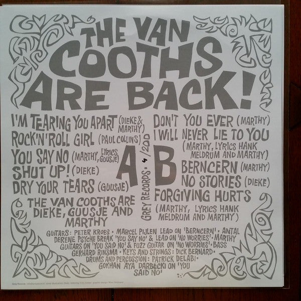 Van Cooths : The Van Cooths Are Back! (12", Album, Ltd, Num, Tra)