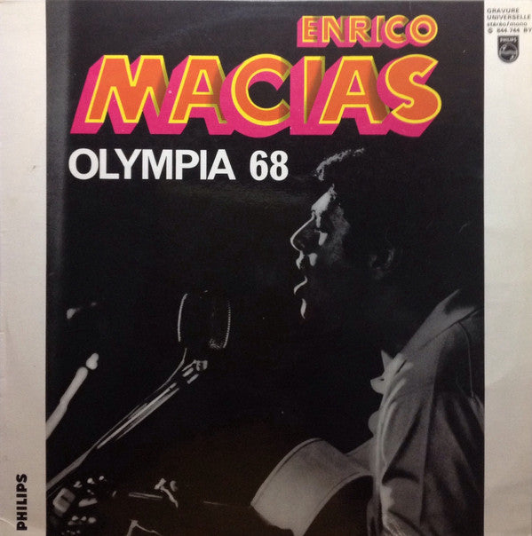 Enrico Macias : Olympia 68 (LP, Album)