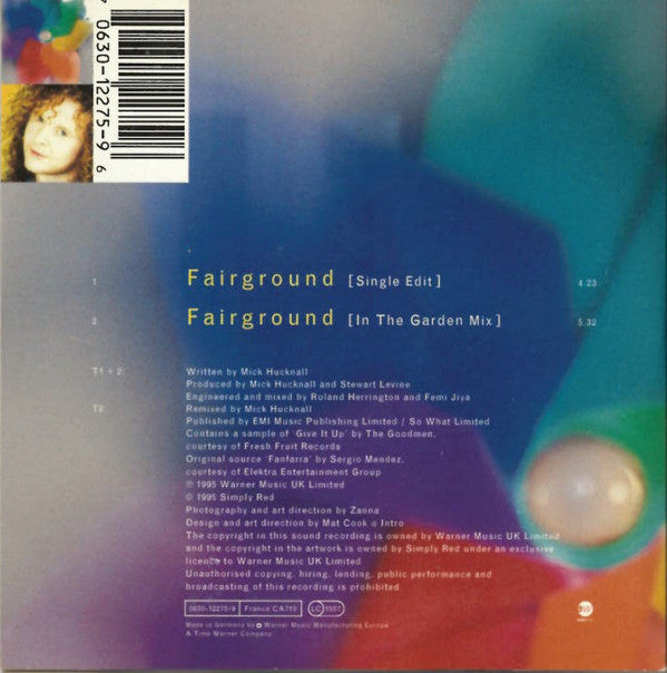 Simply Red : Fairground (CD, Single, Car)