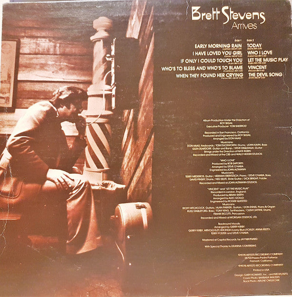 Brett Stevens : Arrives (LP, Album)