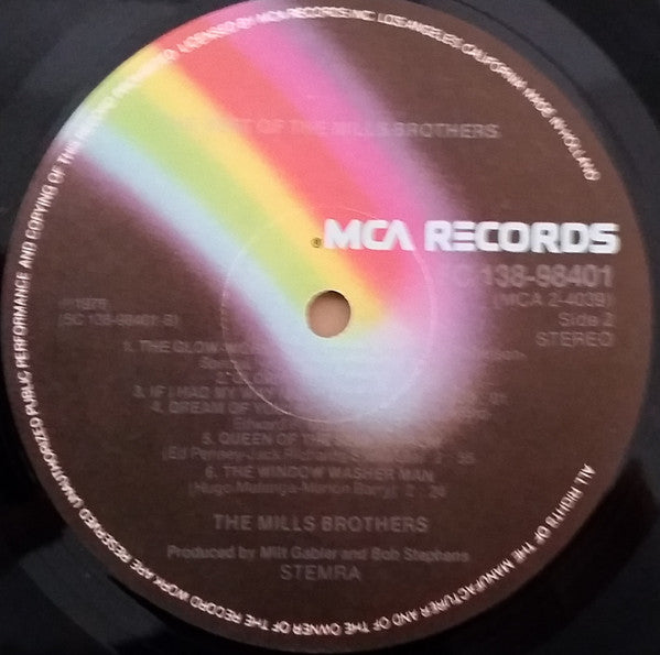 The Mills Brothers : The Best Of The Mills Brothers (2xLP, Comp)