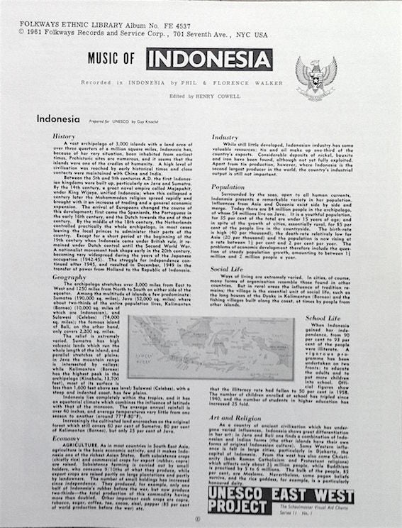 Unknown Artist : Music Of Indonesia (2xLP, Comp + Box)