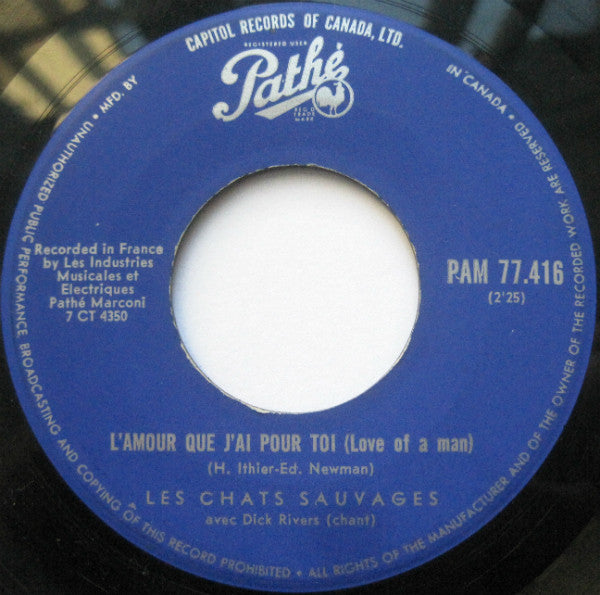 Les Chats Sauvages : C'est Pas Sérieux / L'amour Que J'ai Pour Toi (7")