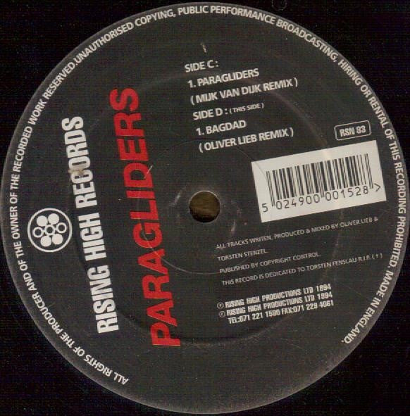 Paragliders : Paragliders (The Remixes) (2x12")