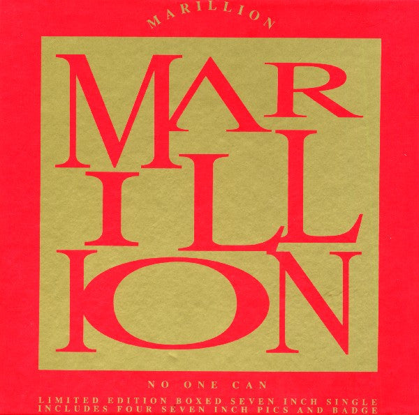 Marillion : No One Can (7", Single + Box, Ltd)