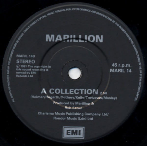 Marillion : No One Can (7", Single + Box, Ltd)