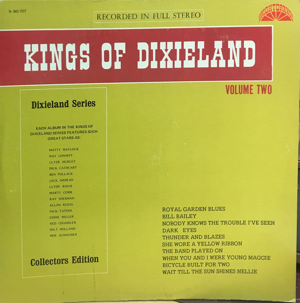 Kings Of Dixieland : Kings Of Dixieland Volume Two (LP, Album)
