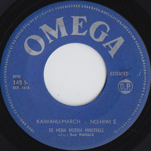 Rudi Wairata & His Mena Moeria Minstrels : Hawaiian-Melodies Volume 2 (7", EP)