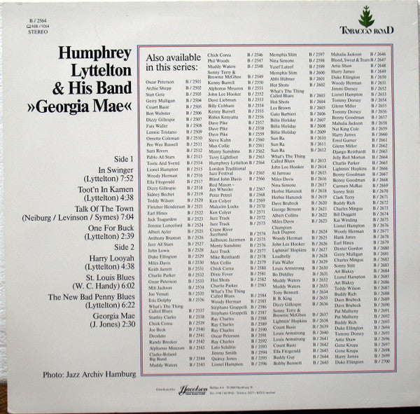 Humphrey Lyttelton And His Band : Georgia Mae (LP, Album)