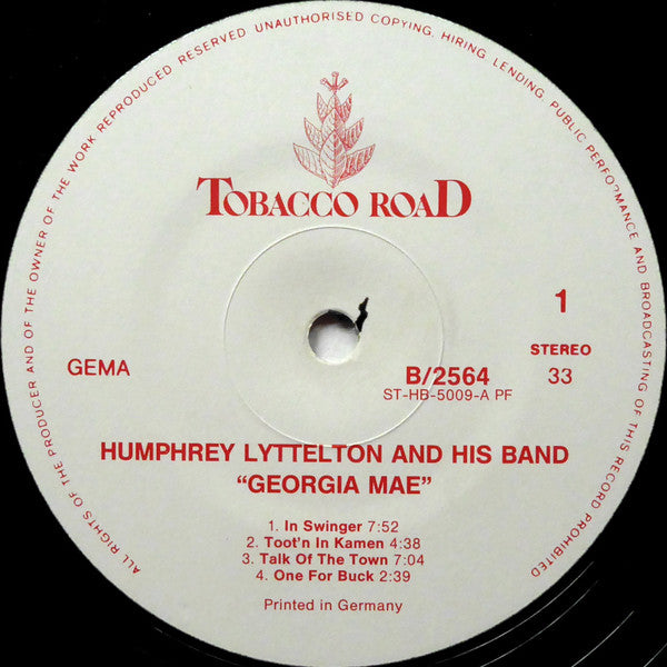 Humphrey Lyttelton And His Band : Georgia Mae (LP, Album)