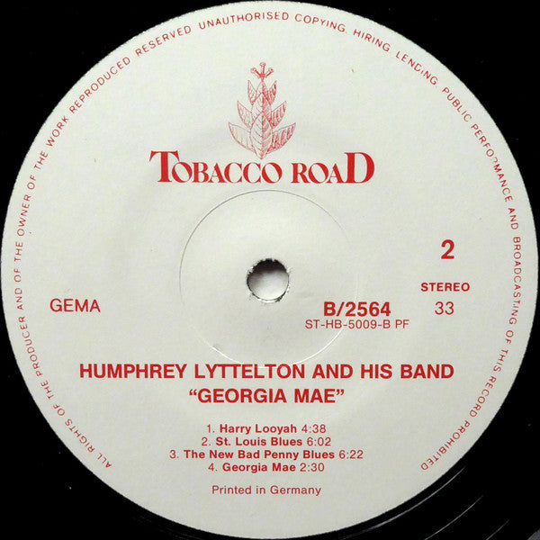 Humphrey Lyttelton And His Band : Georgia Mae (LP, Album)