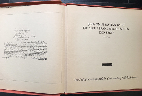 Johann Sebastian Bach, Collegium Aureum : Brandenburgische Konzerte Nr. 1 Bis 6 (2xLP + Box)