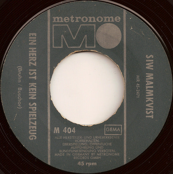 Siw Malmkvist : Liebeskummer Lohnt Sich Nicht (7", Single, RP)