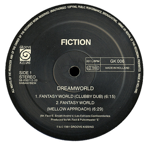 Fiction : Dreamworld (12")