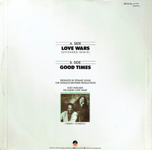 Womack & Womack : Love Wars (Extended Remix) (12")