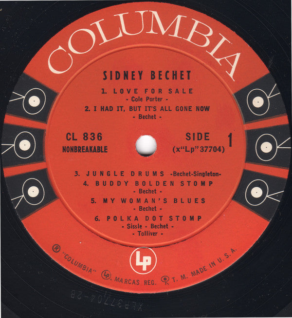 Sidney Bechet : The Grand Master Of The Soprano Saxophone And Clarinet (LP, Album, Comp, Lab)