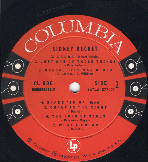 Sidney Bechet : The Grand Master Of The Soprano Saxophone And Clarinet (LP, Album, Comp, Lab)