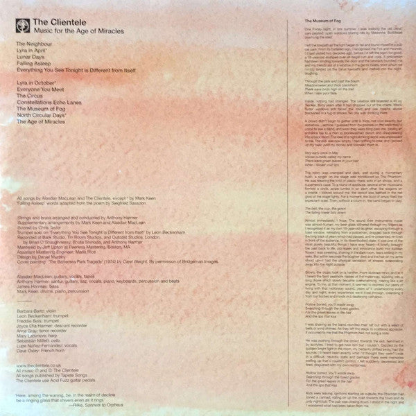 The Clientele : Music For The Age Of Miracles (LP, Album + CD, Album)