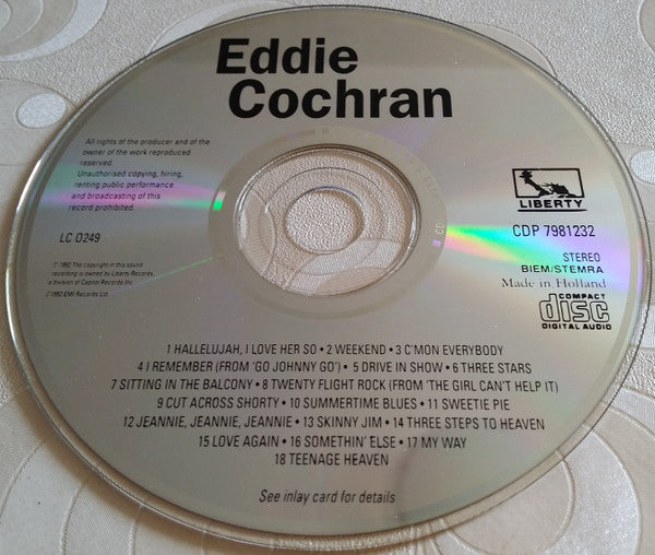 Eddie Cochran : Eddie Cochran (CD, Comp)