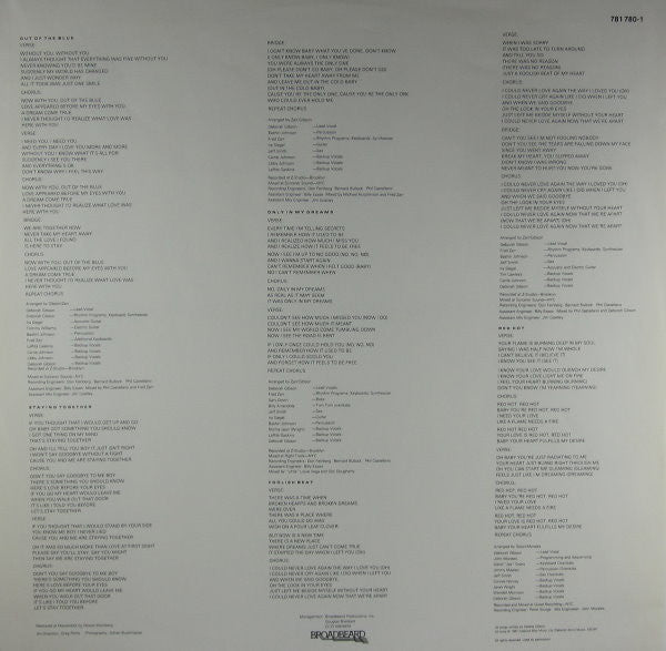 Debbie Gibson : Out Of The Blue (LP, Album)