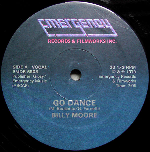 Billy Moore : Go Dance (12")