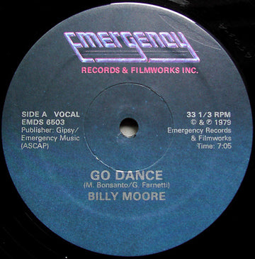 Billy Moore : Go Dance (12")