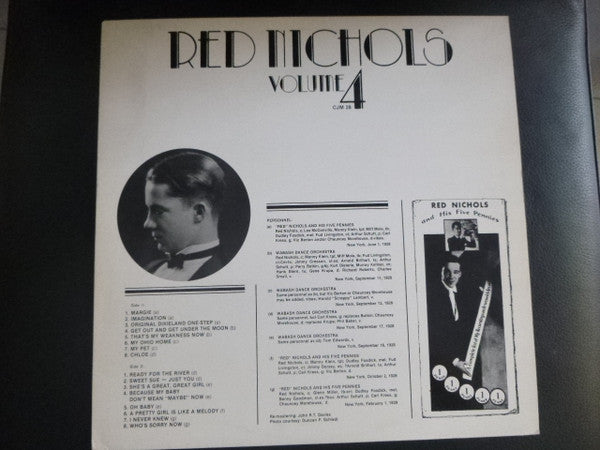 Red Nichols : Volume 4 (LP, Comp)