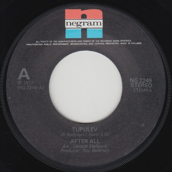 After All (2) : Tupulev (7", Single)