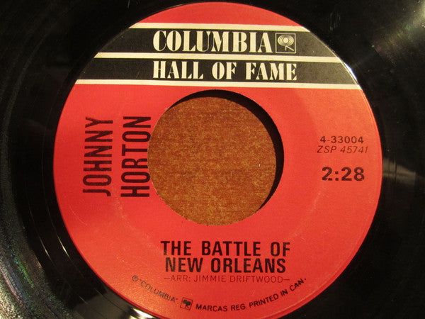 Johnny Horton : The Battle Of New Orleans / North To Alaska (7", RE)